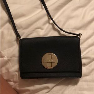Black Kate Spade mini crossbody purse